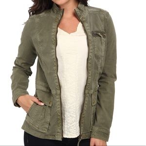 Lucky Brand Women's Green Caleigh Military Jacket